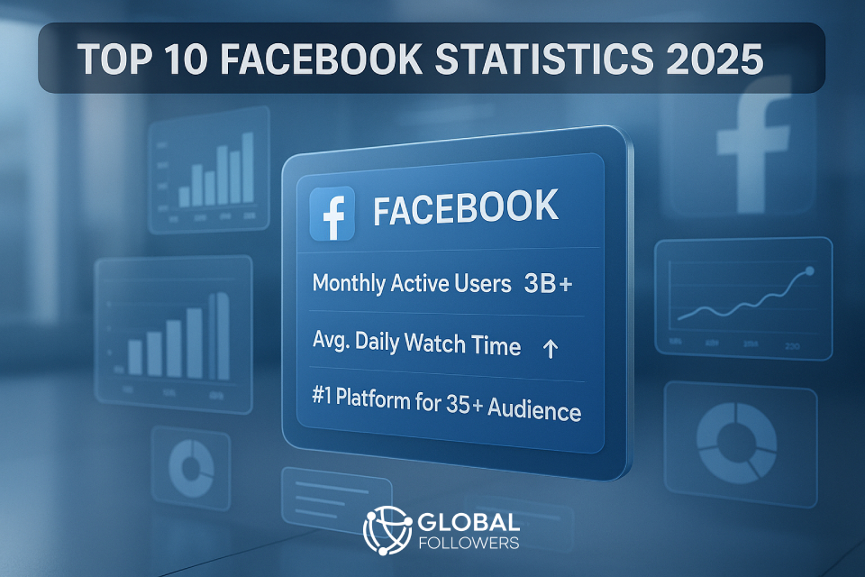 Top 10 Facebook Statistics 2025