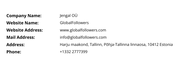 Globalfollowers Company