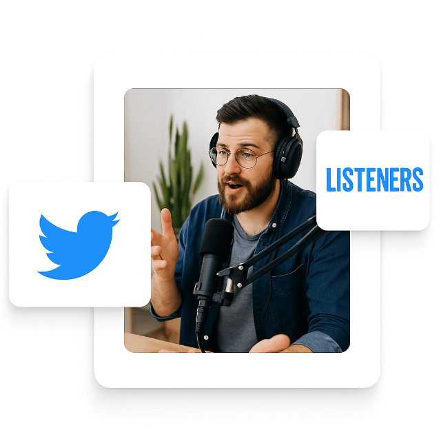 Buy Twitter (X) Space Listeners